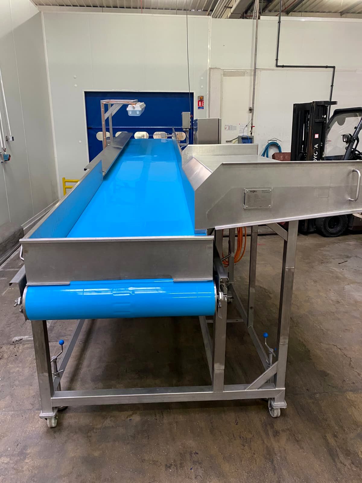 Finished conveyor system fabrication, commercial metal fabrication, Fine Edge Industries South Florida