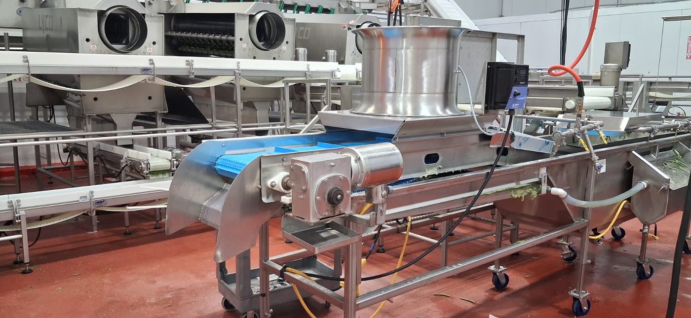 Stainless steel food production line, Pompano Beach FL, Fine Edge Industries